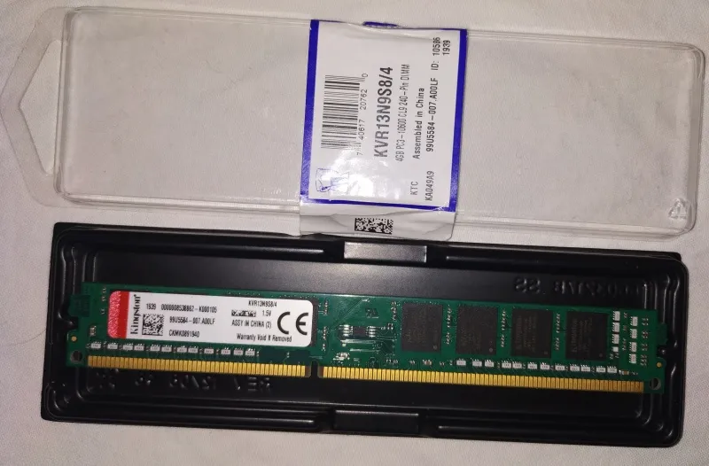 Ram memorija KINGSTON 4GB DDR3 1333MHz KVR13N9S8/4