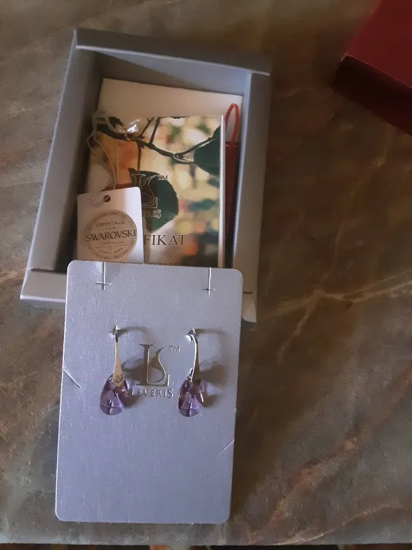 Minđuše Swarovski