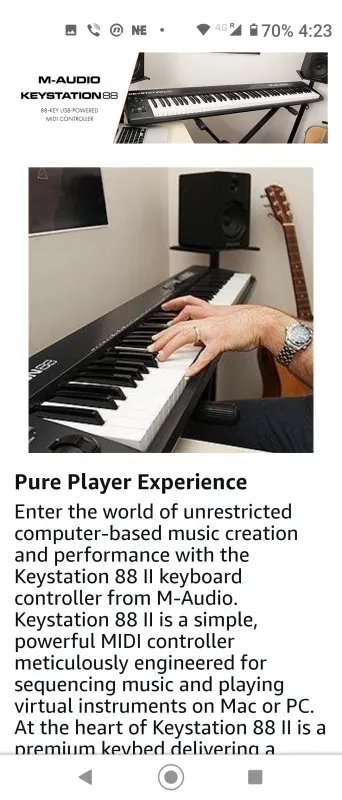 M-AUDIO KEYSTATION 88
