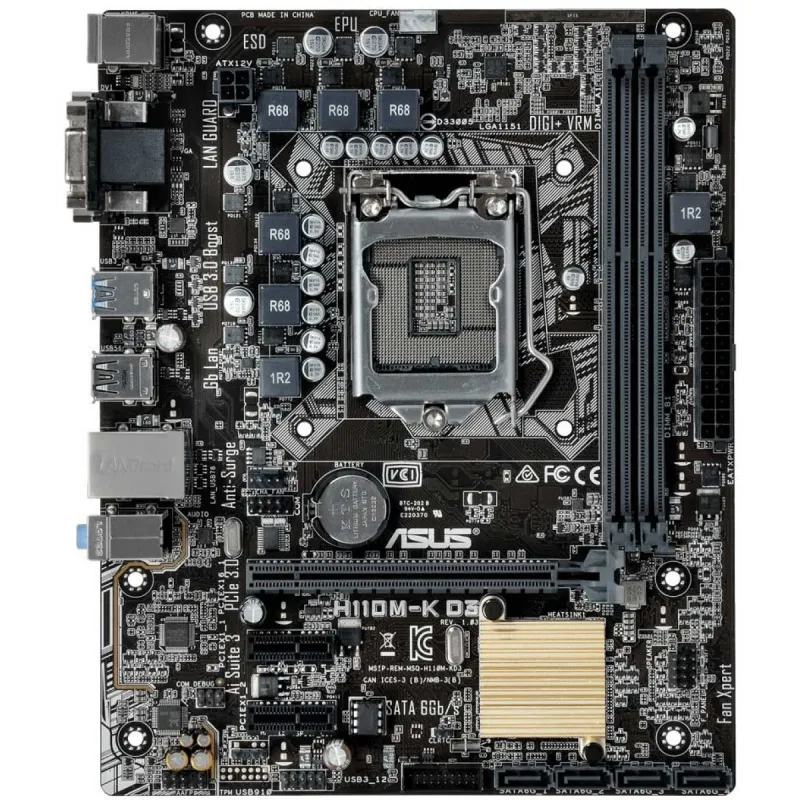 Prodajem Asus H110M-K maticnu plocu i G4560 procesor