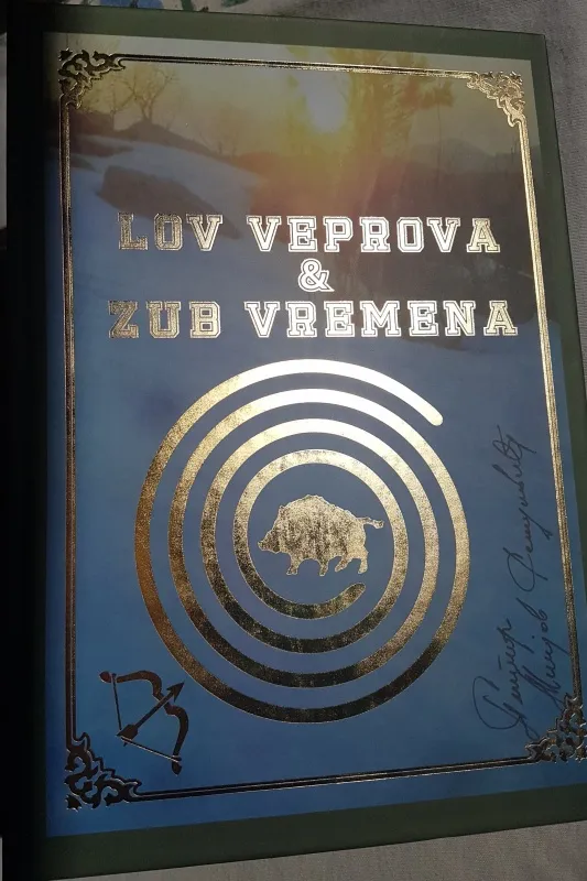 knjiga,,lov veprova & zub vremena"    novo novo novo novo