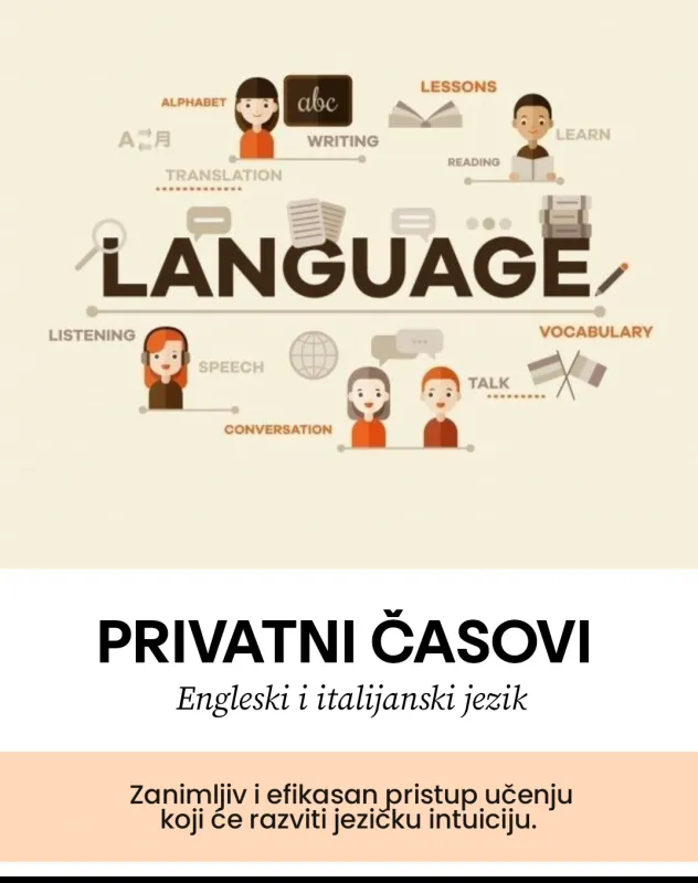 Časovi iz engleskog i Italijanskog jezika 