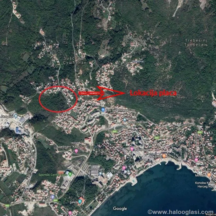 10.000m2 okolina Herceg Novi