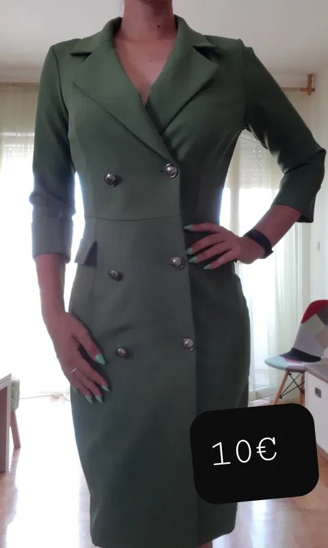 Nova zelena haljina-jaket