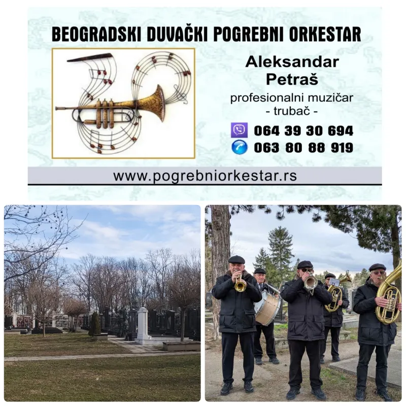 🎺 Trubači • Pogrebni orkestar • Muzika za sahrane – Beograd