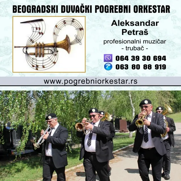 🎺 Zvanični pogrebni orkestar pleh muzika za sahrane Srbija