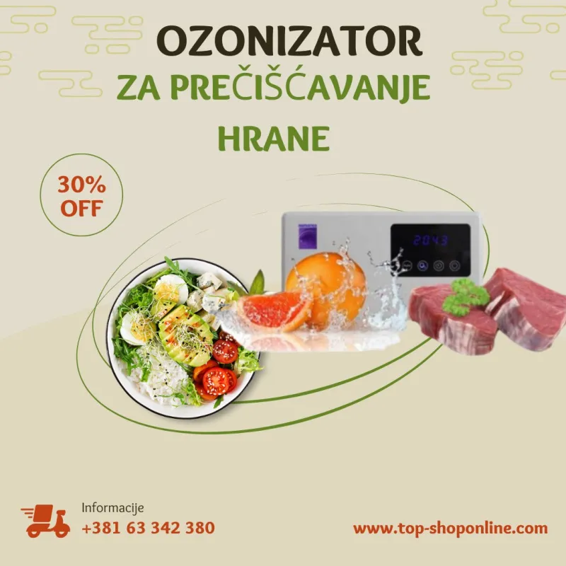 Ozonator Fantastico! Provereno čista i zdrava hrana