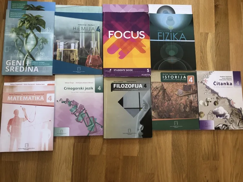 Udžbenici za 4. razred Gimnazije